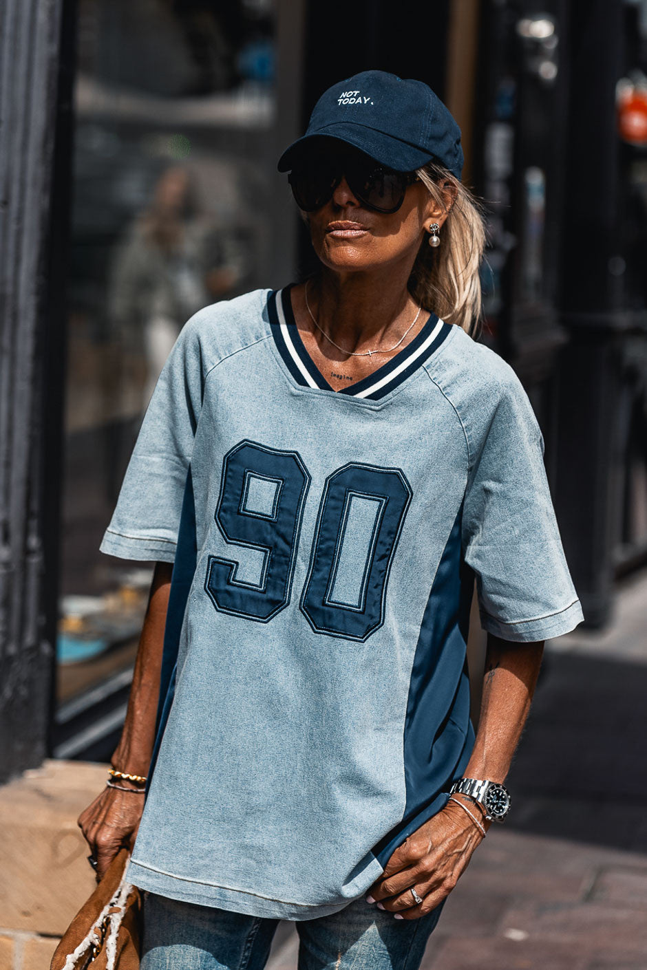 T-shirt Brewers denim