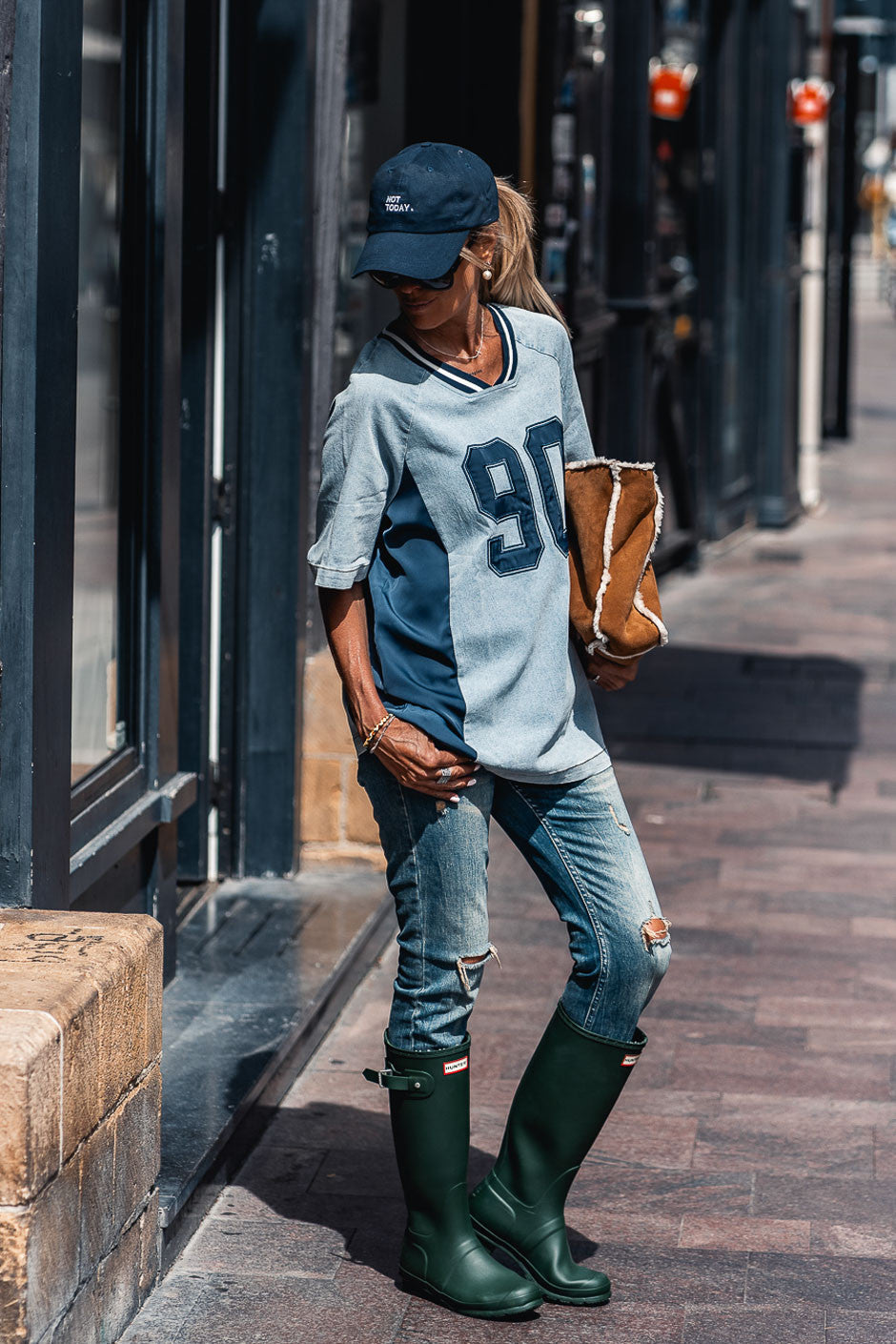 T-shirt Brewers denim