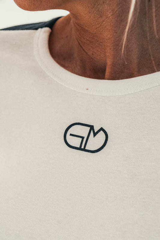 T-shirt Grungemama Adele blanc noir