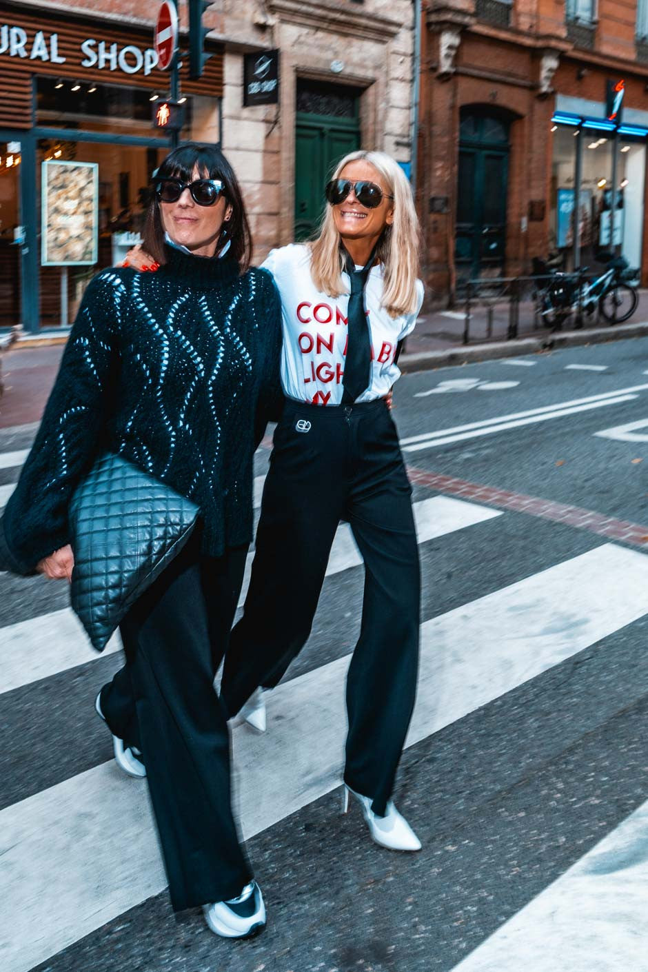 T-shirt Grungemama Baby blanc/rouge