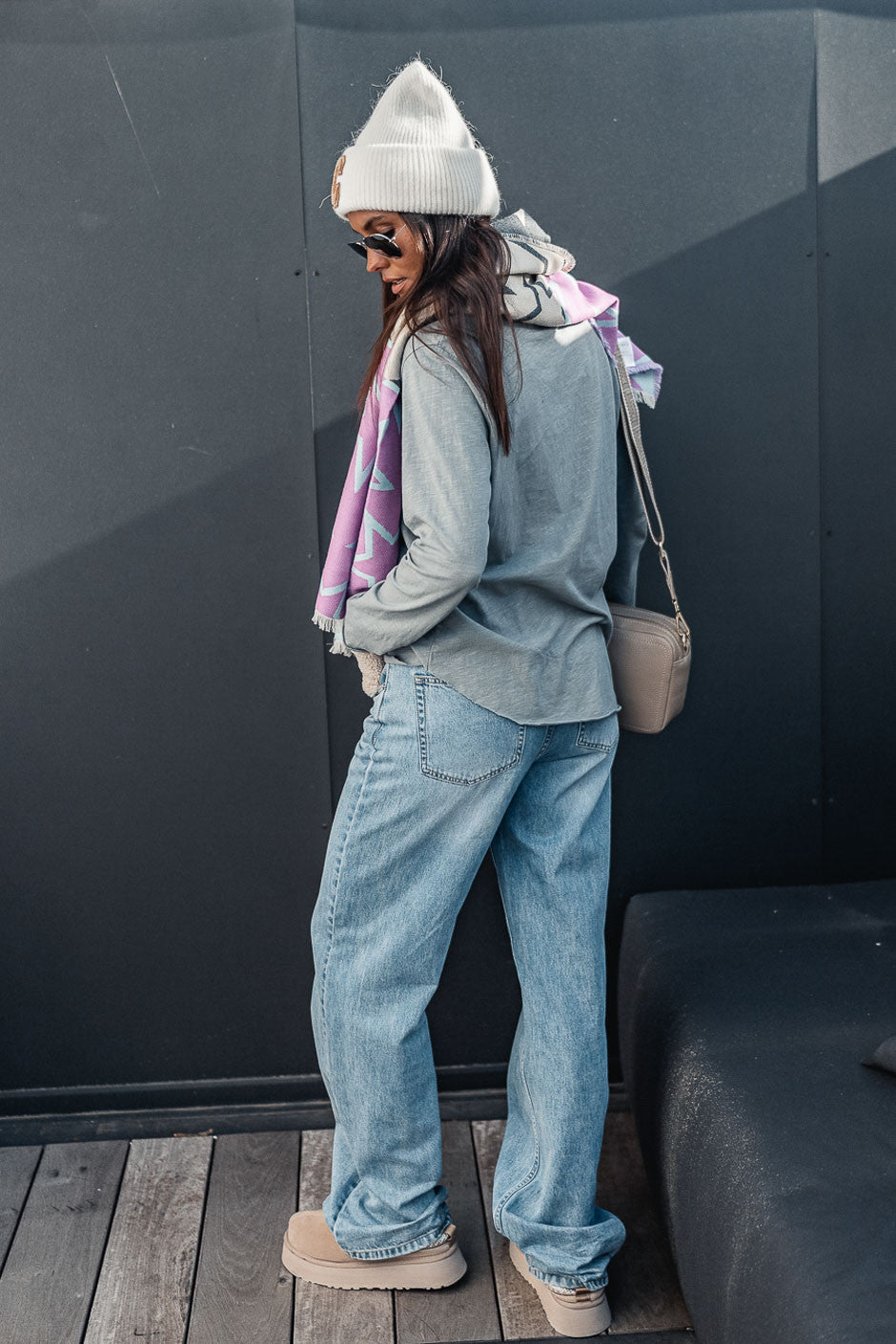 T-shirt Grungemama Cliff gris