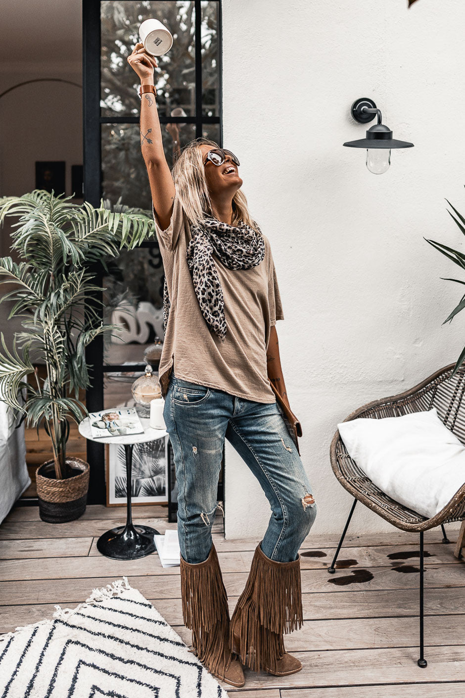 T-Shirt Grungemama Derek tabac