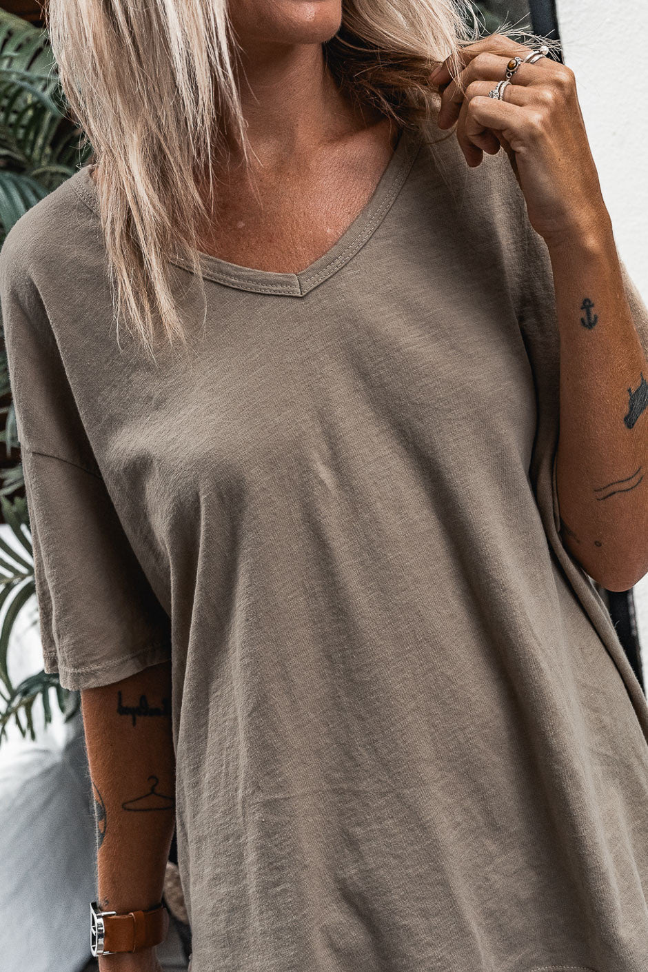 T-Shirt Grungemama Derek tabac