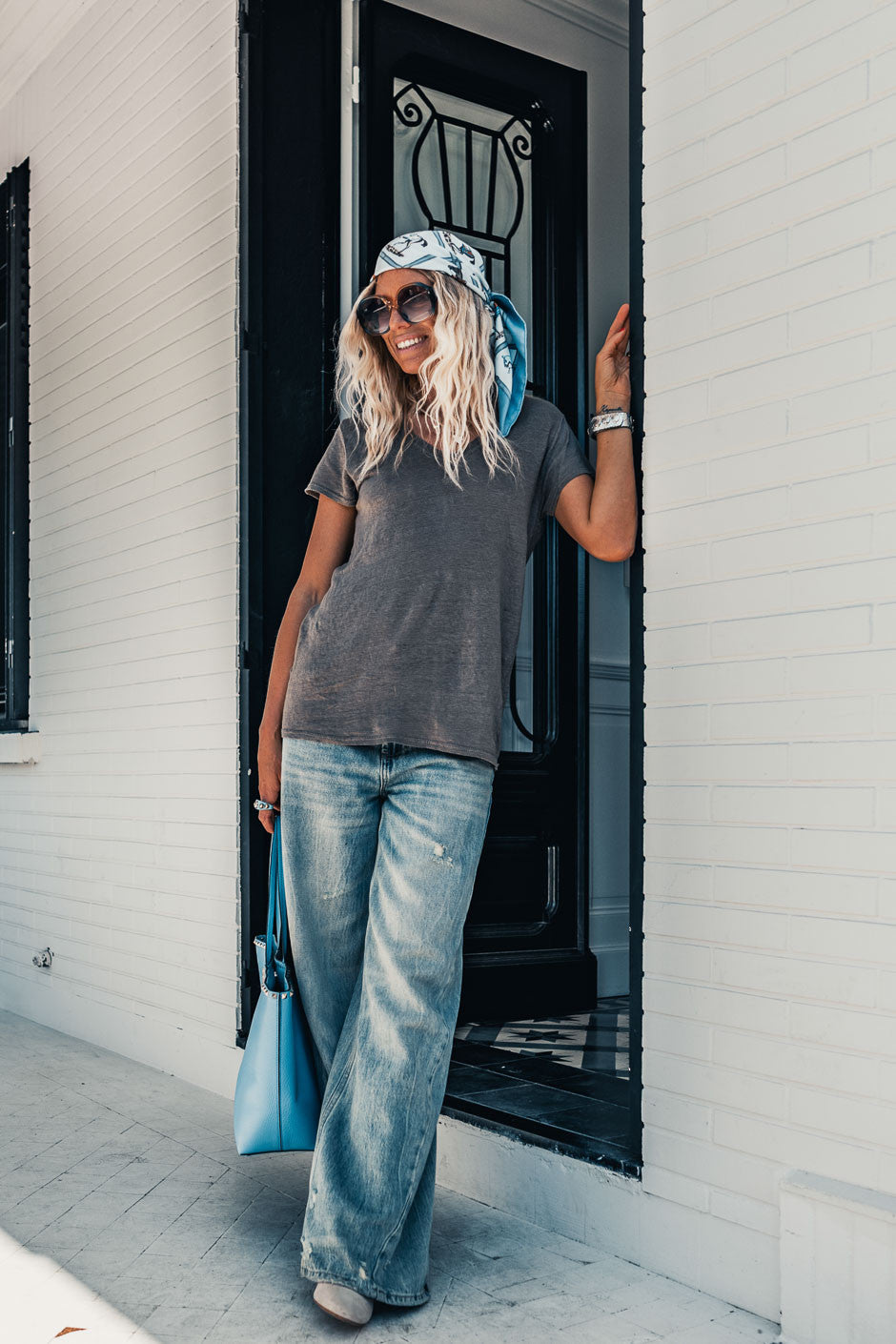 T-shirt Grungemama lin Gina taupe