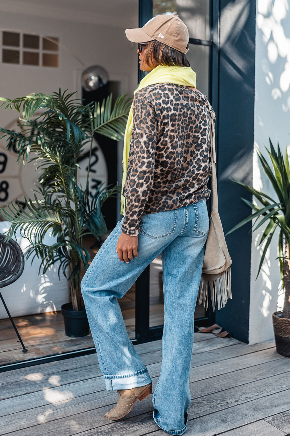 T-Shirt Grungemama Ida leopard