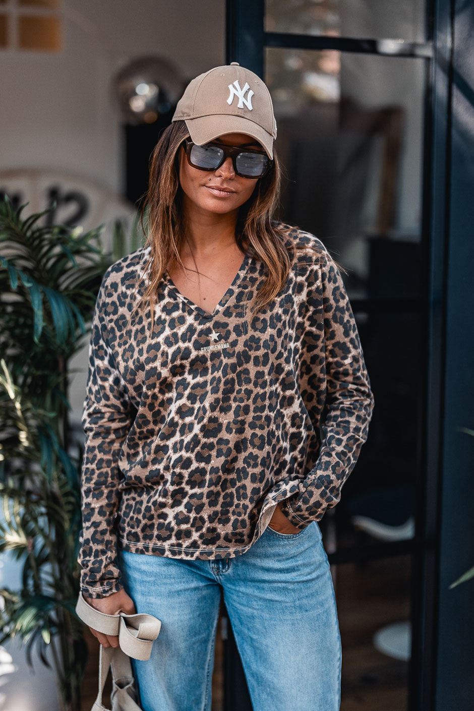 T-Shirt Grungemama Ida leopard