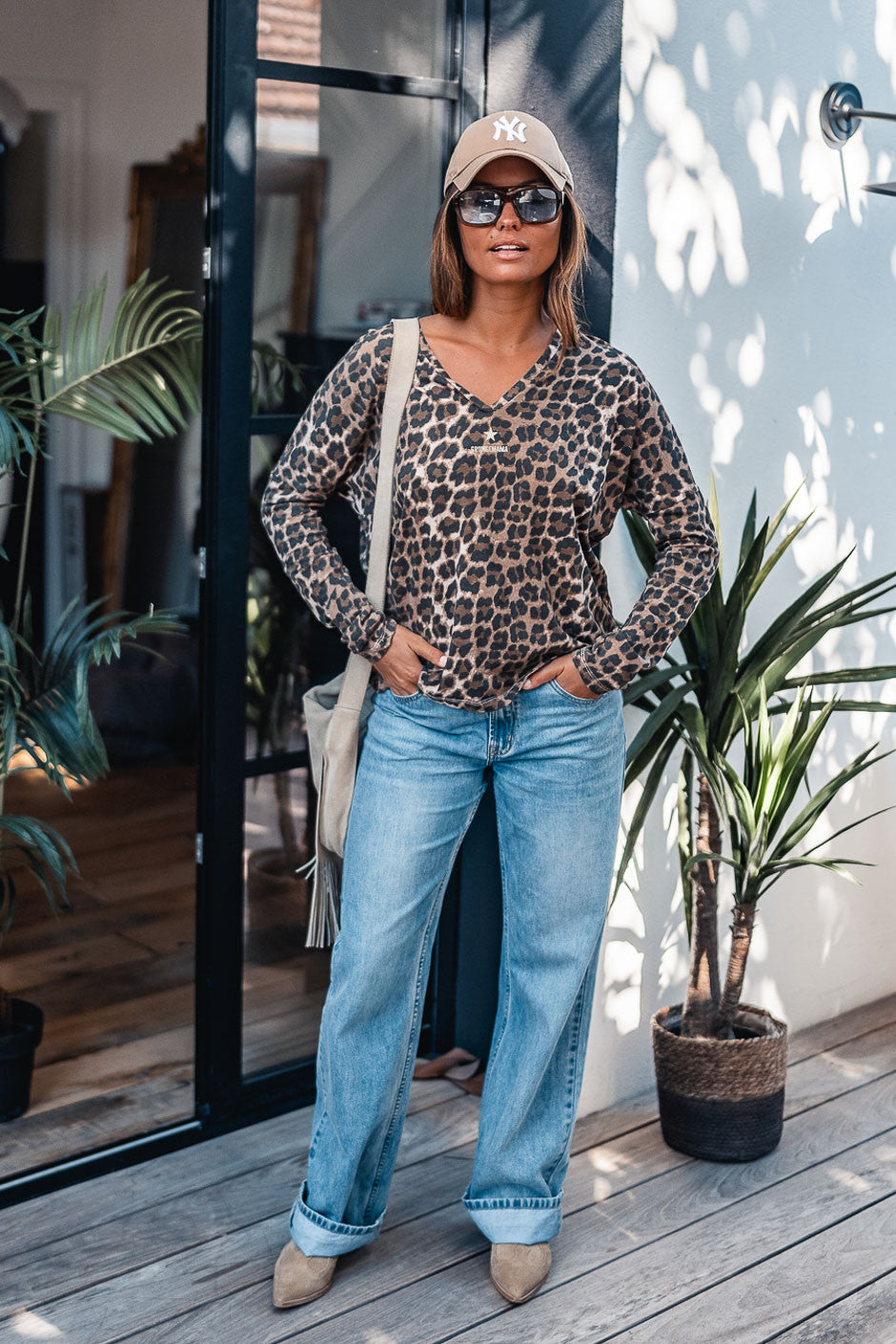 T-Shirt Grungemama Ida leopard