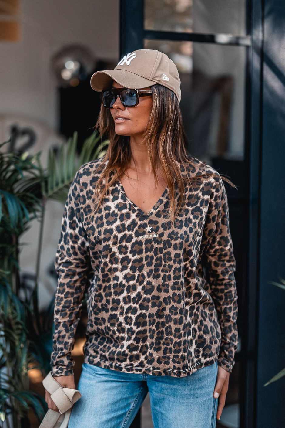 T-Shirt Grungemama Ida leopard