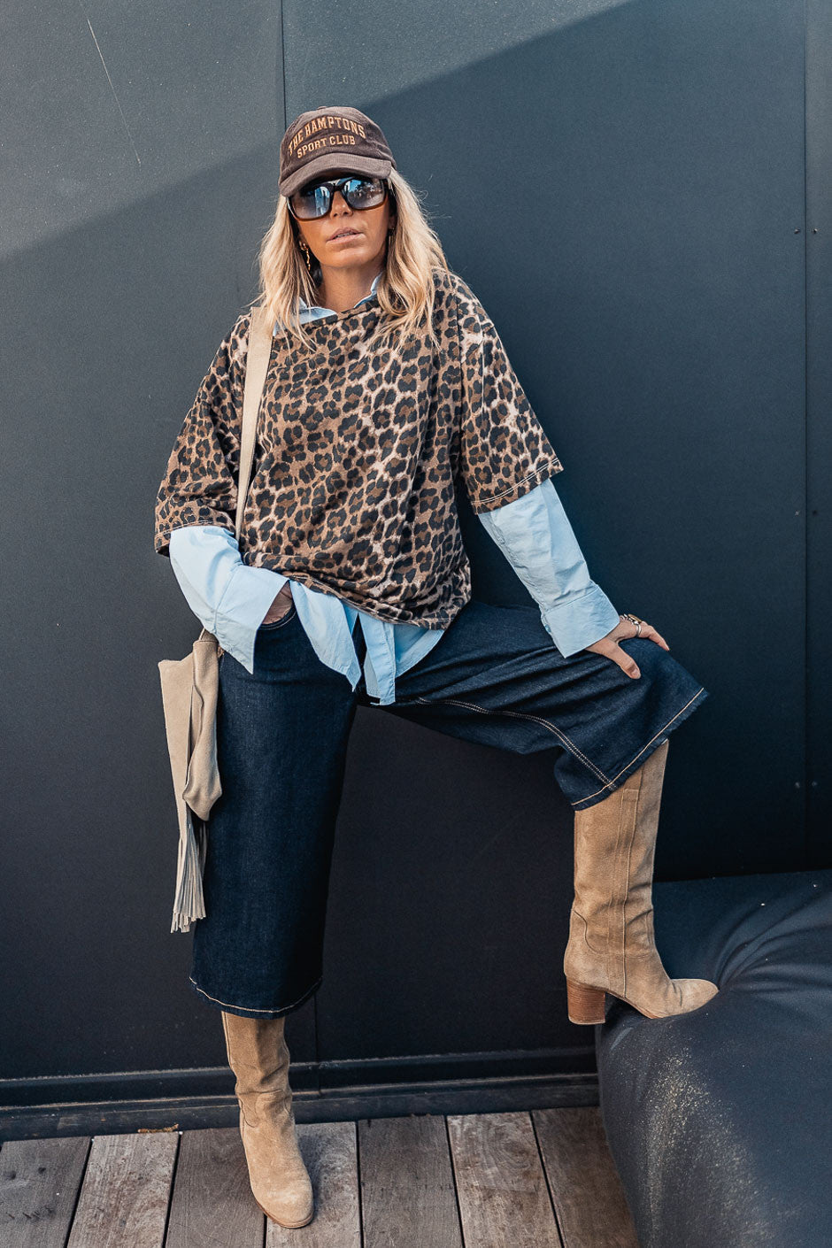 T-shirt Grungemama Idaho leopard