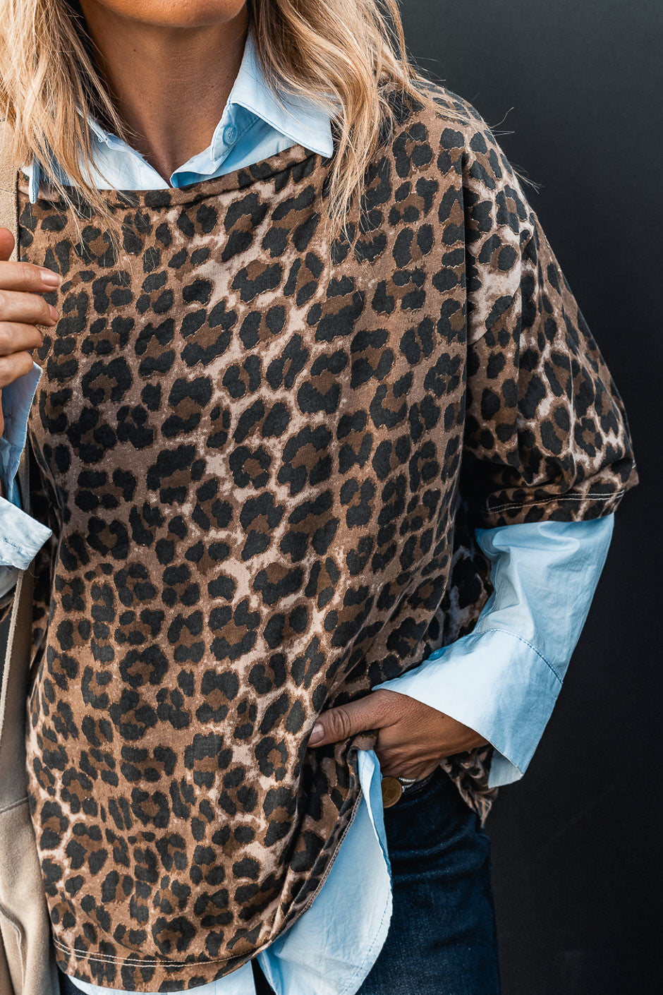 T-shirt Grungemama Idaho leopard