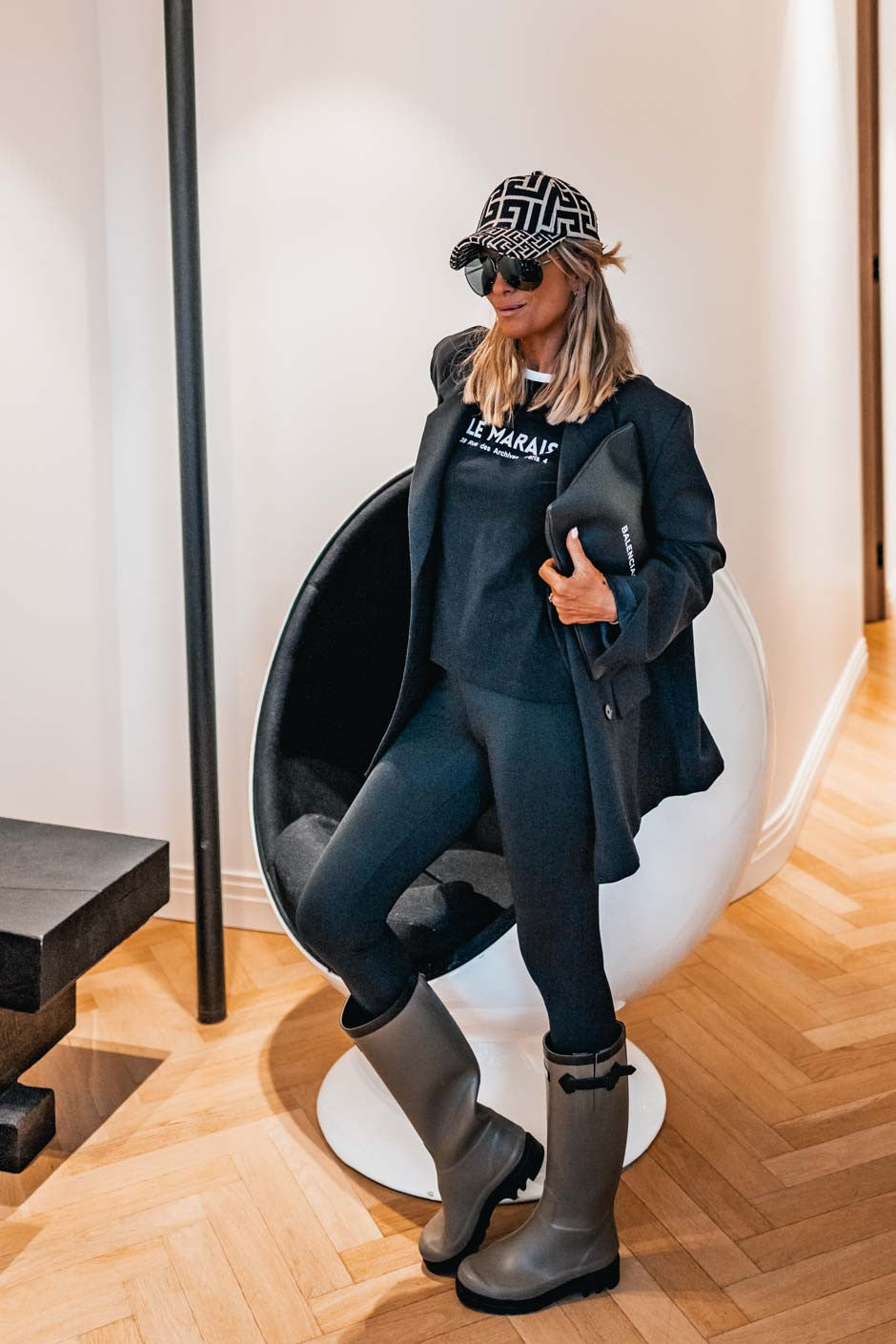 T-Shirt Grungemama Le Marais noir