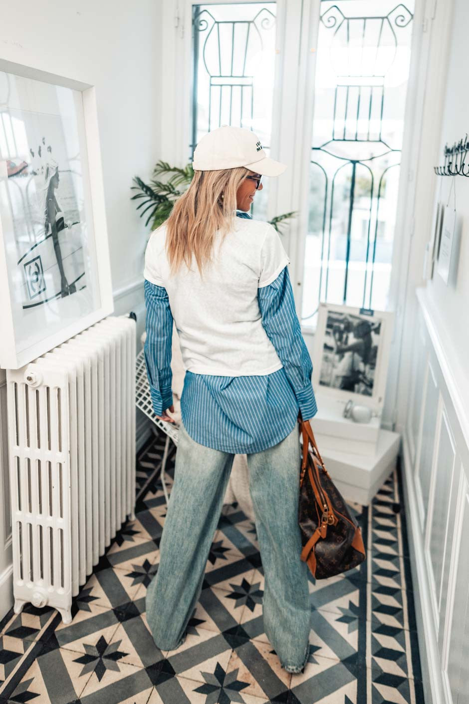 T-shirt Grungemama Lena blanc