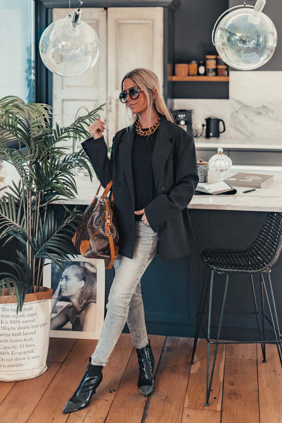 T-shirt Grungemama Lena noir