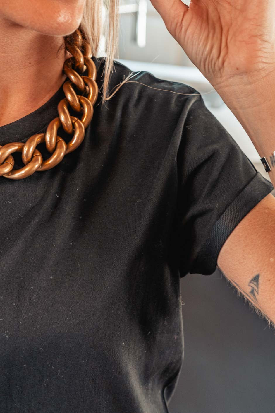 T-shirt Grungemama Lena noir