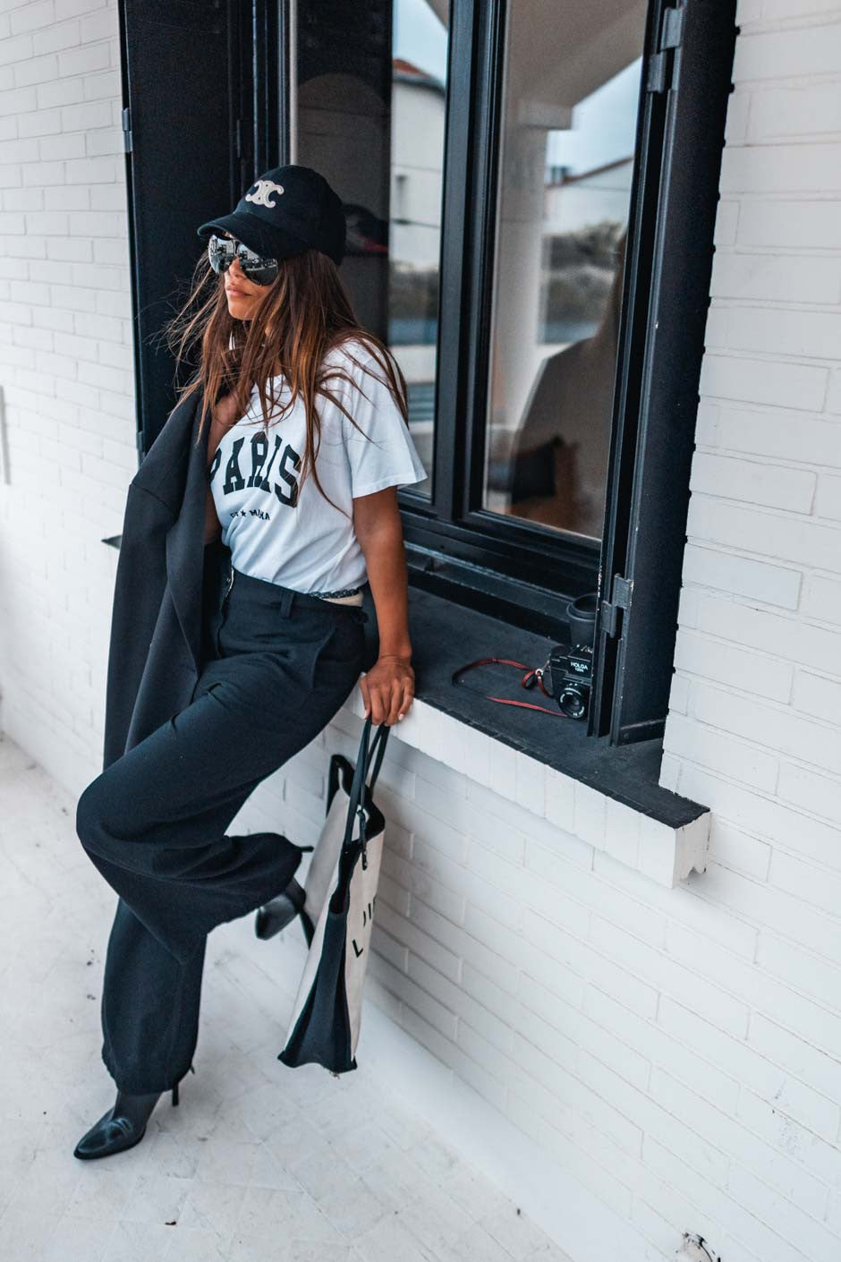 T-shirt Grungemama Paris blanc