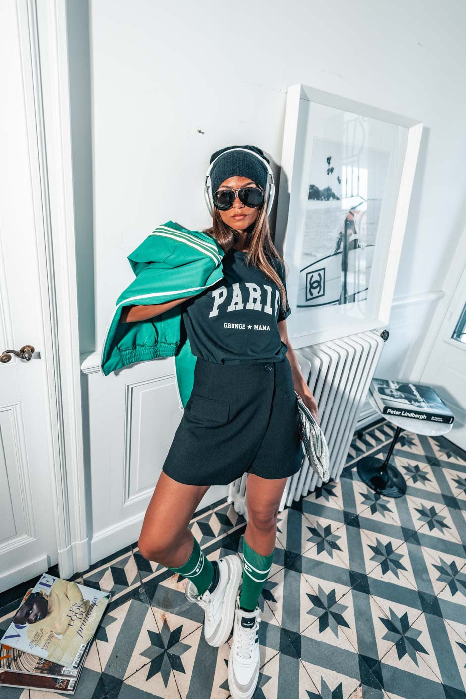 T-shirt Grungemama Paris noir