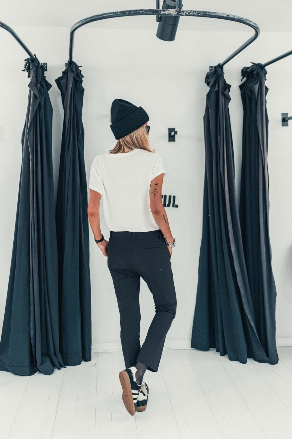 T-shirt Grungemama Pierce blanc