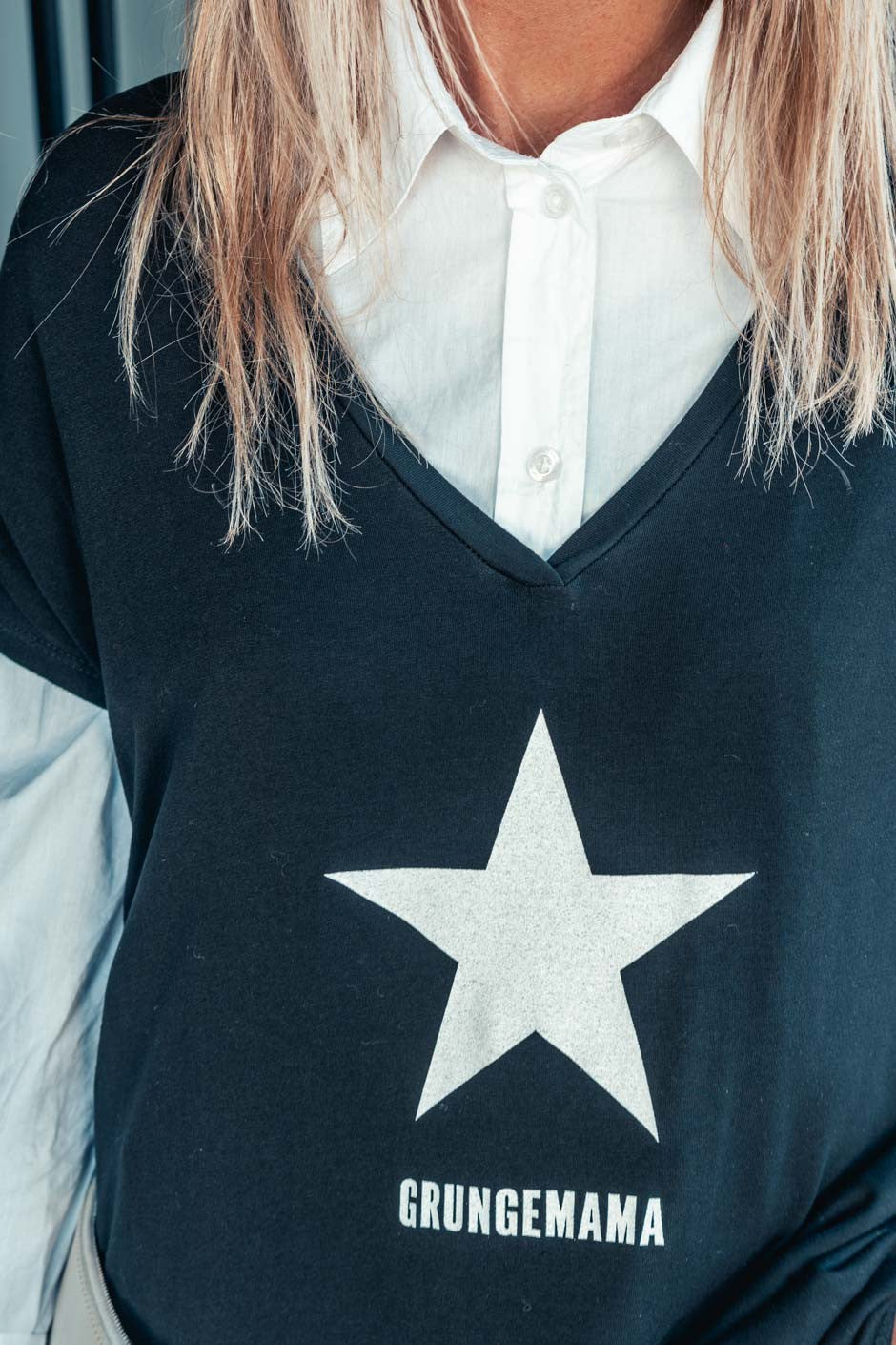 T-shirt Grungemama Pierce noir