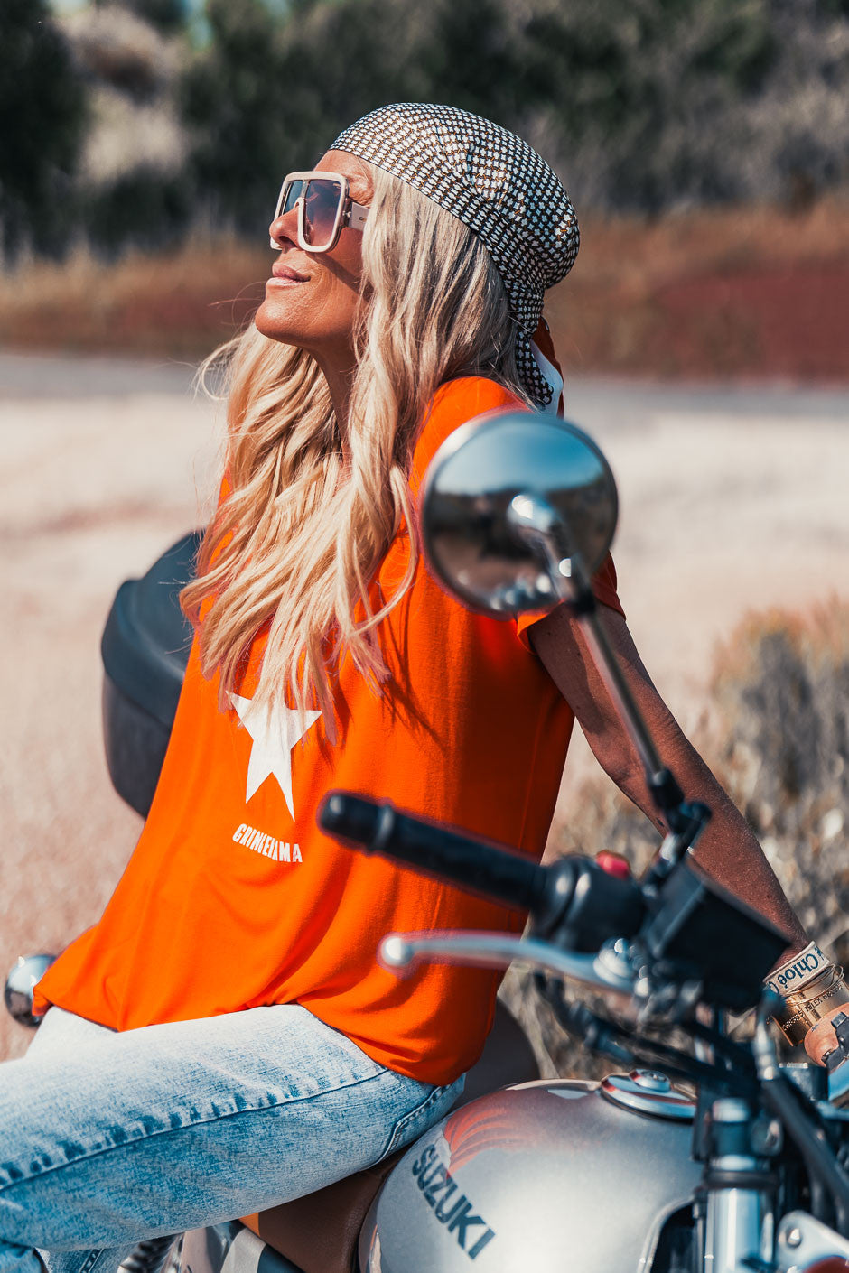 T-shirt Grungemama Pierce orange