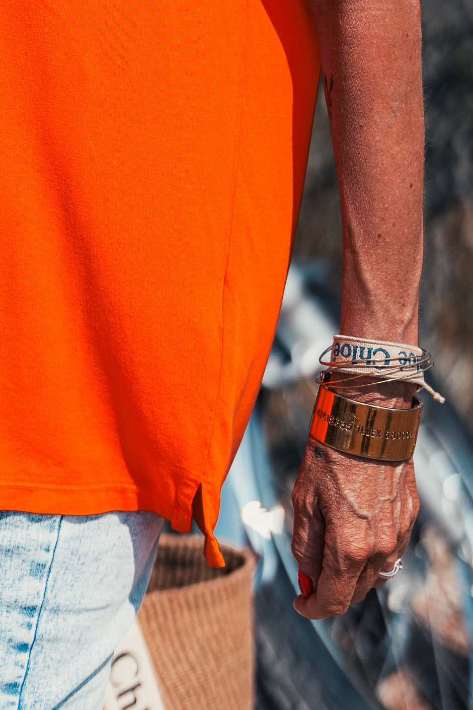T-shirt Grungemama Pierce orange