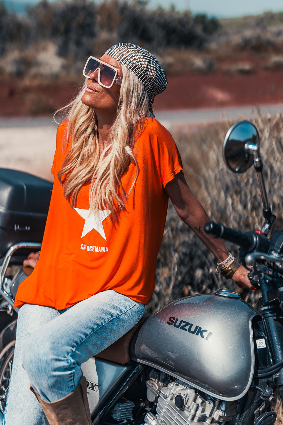 T-shirt Grungemama Pierce orange