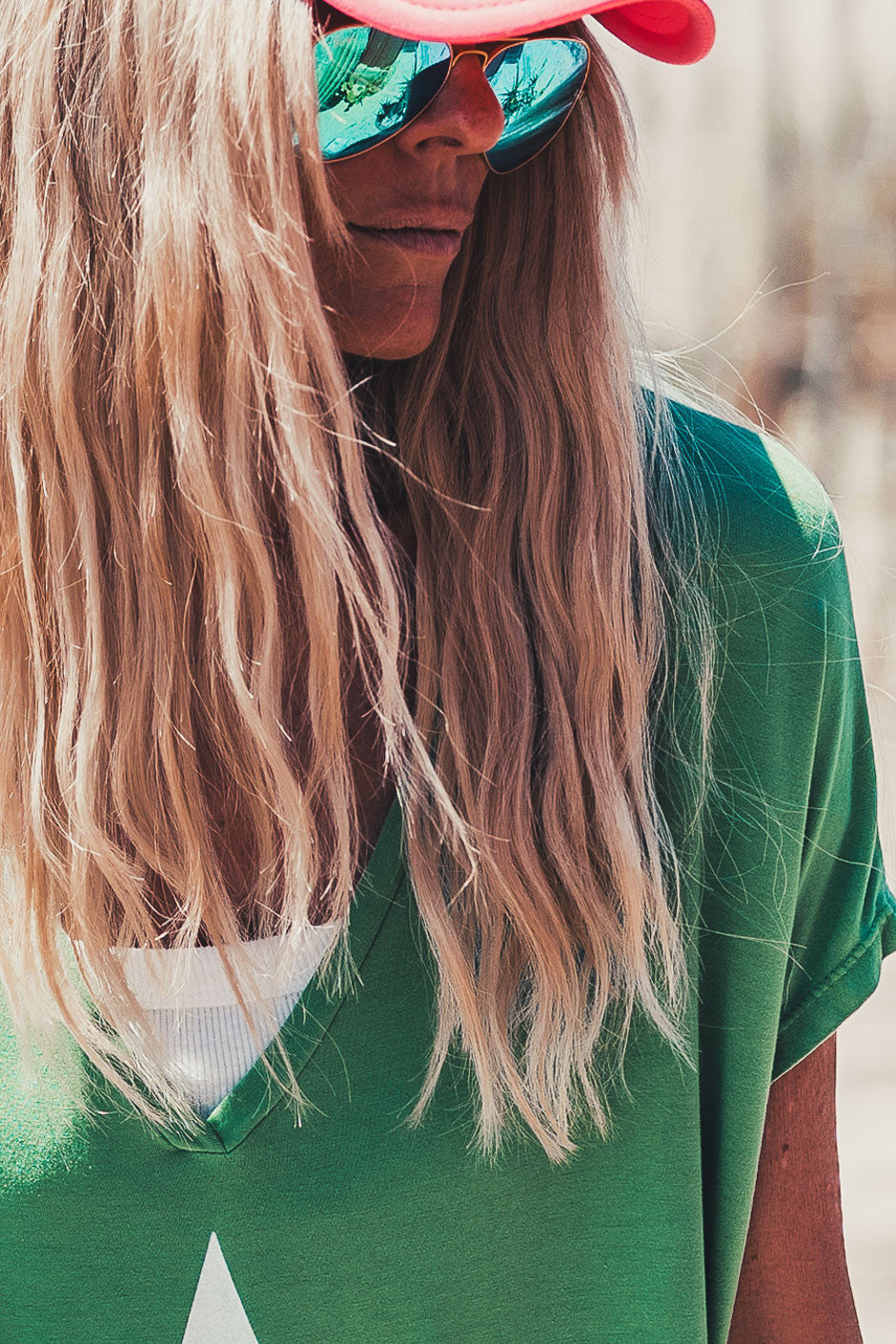 T-shirt Grungemama Pierce vert