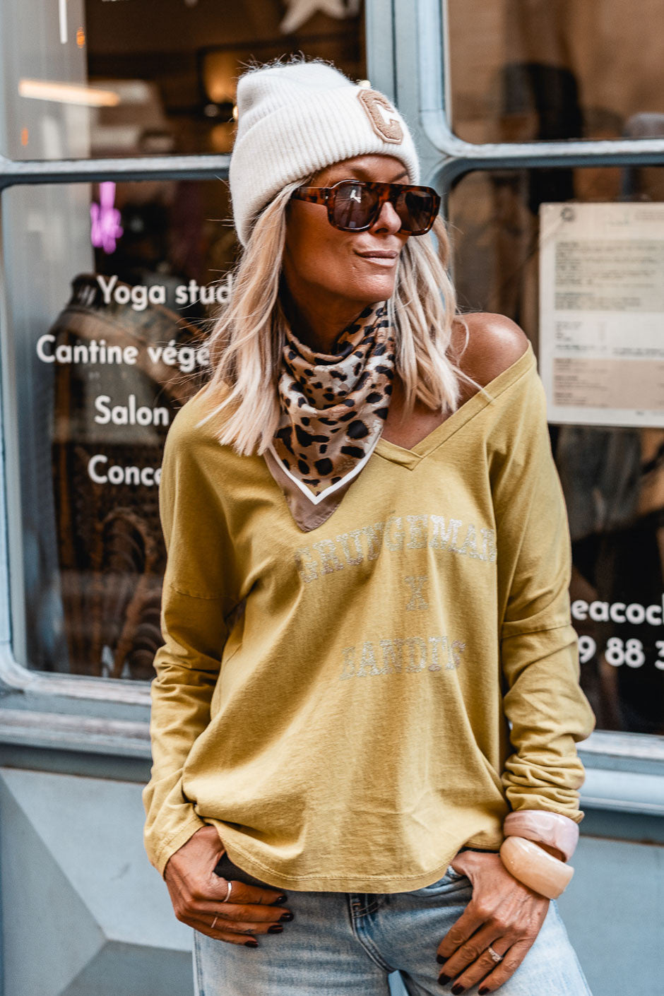 T-shirt Grungemama X Banditas moutarde