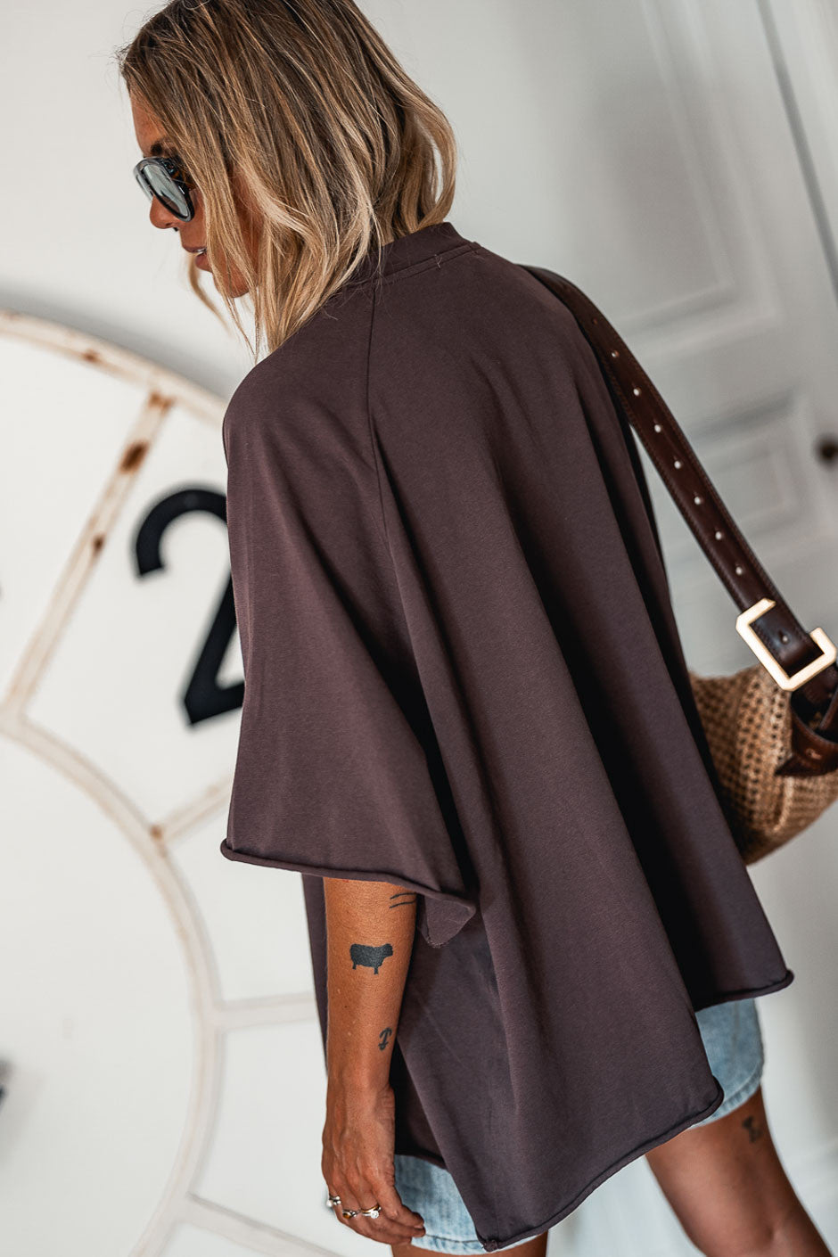 T-shirt Wildly brown