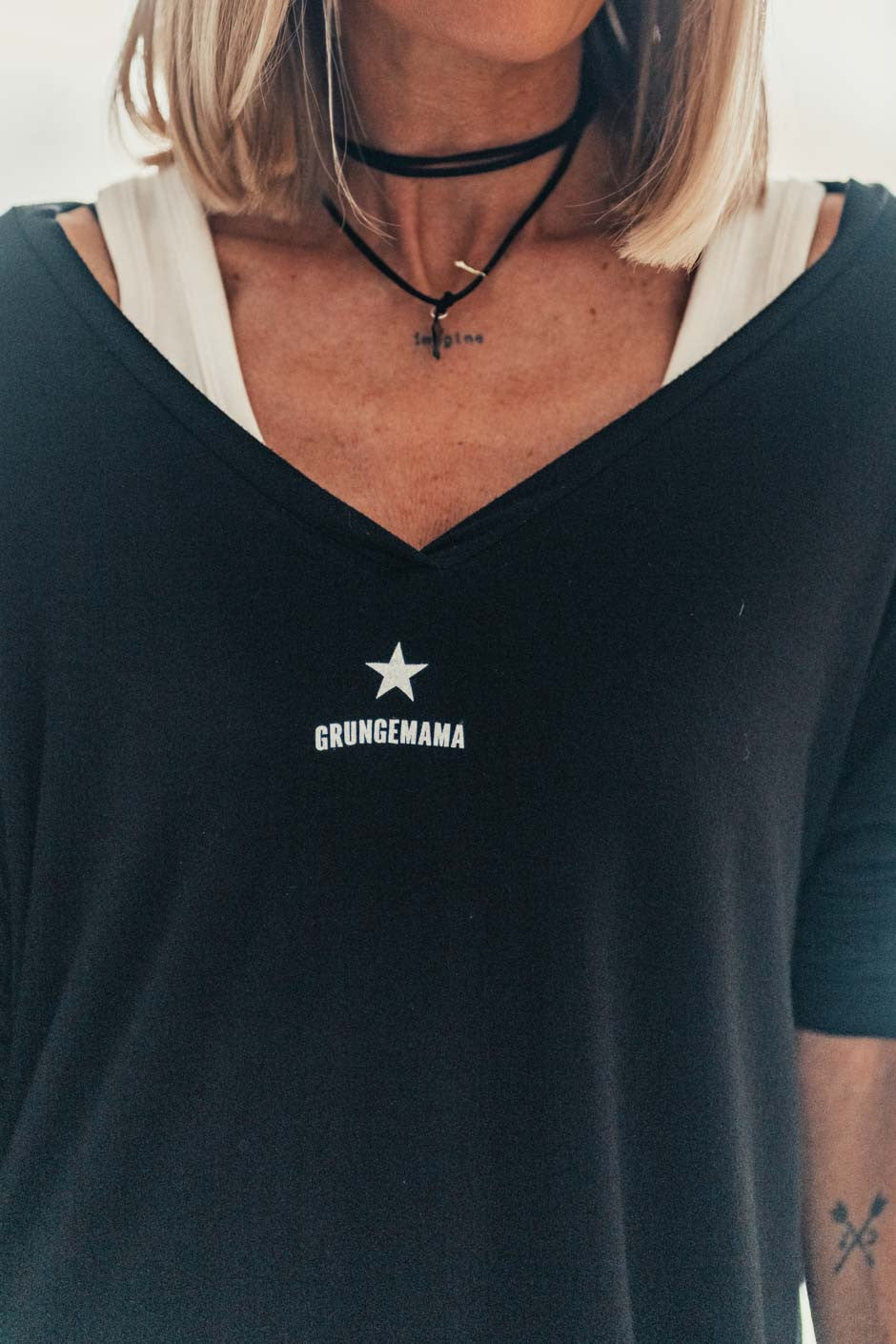 T-shirt Grungemama Zephir noir