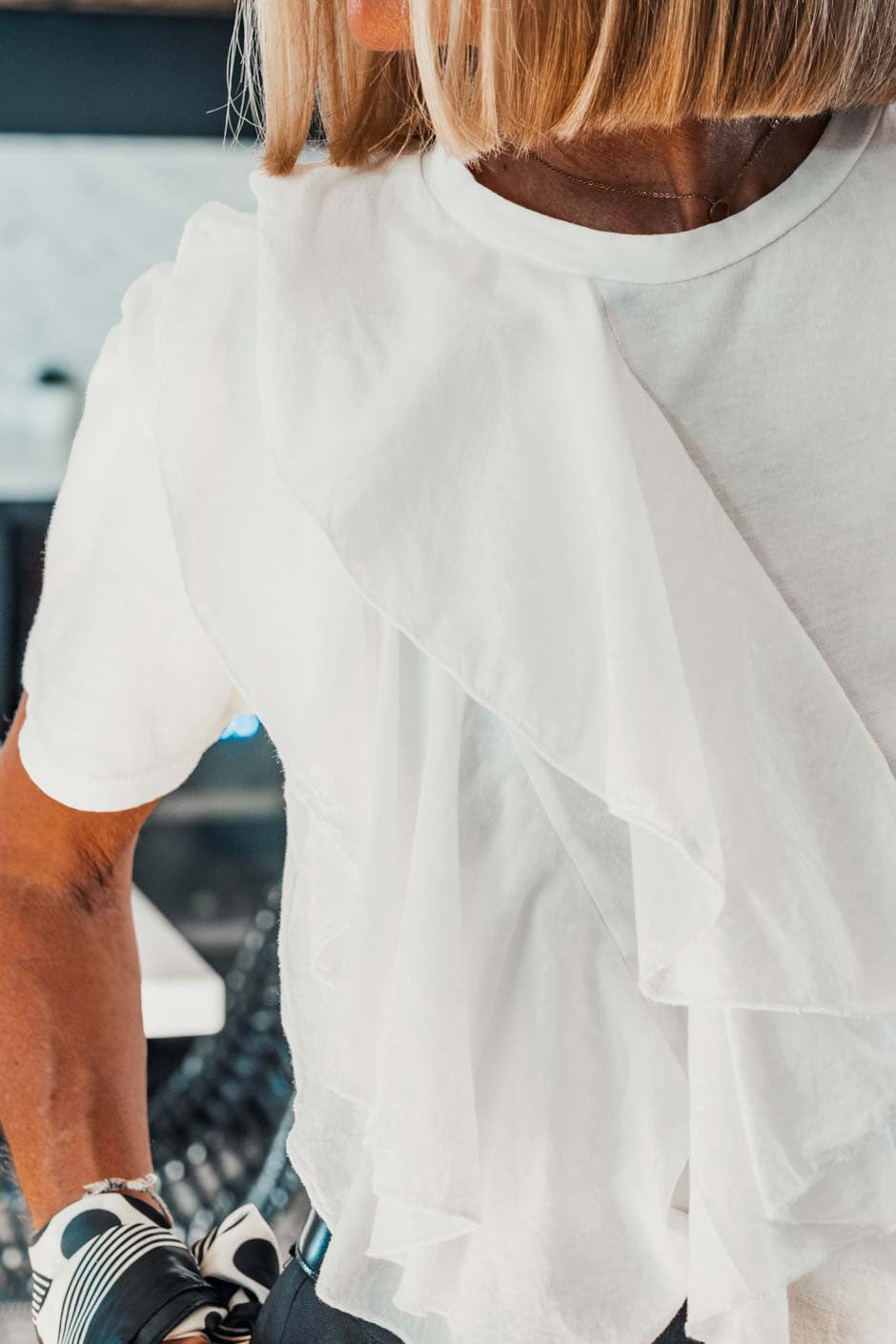Tee-Shirt Grungemama Lilac blanc