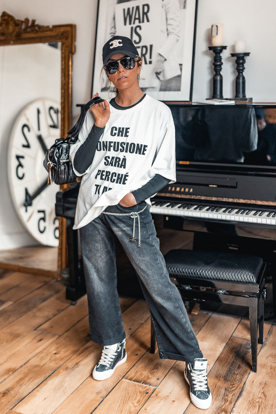 T-SHIRT GRUNGEMAMA TI AMO