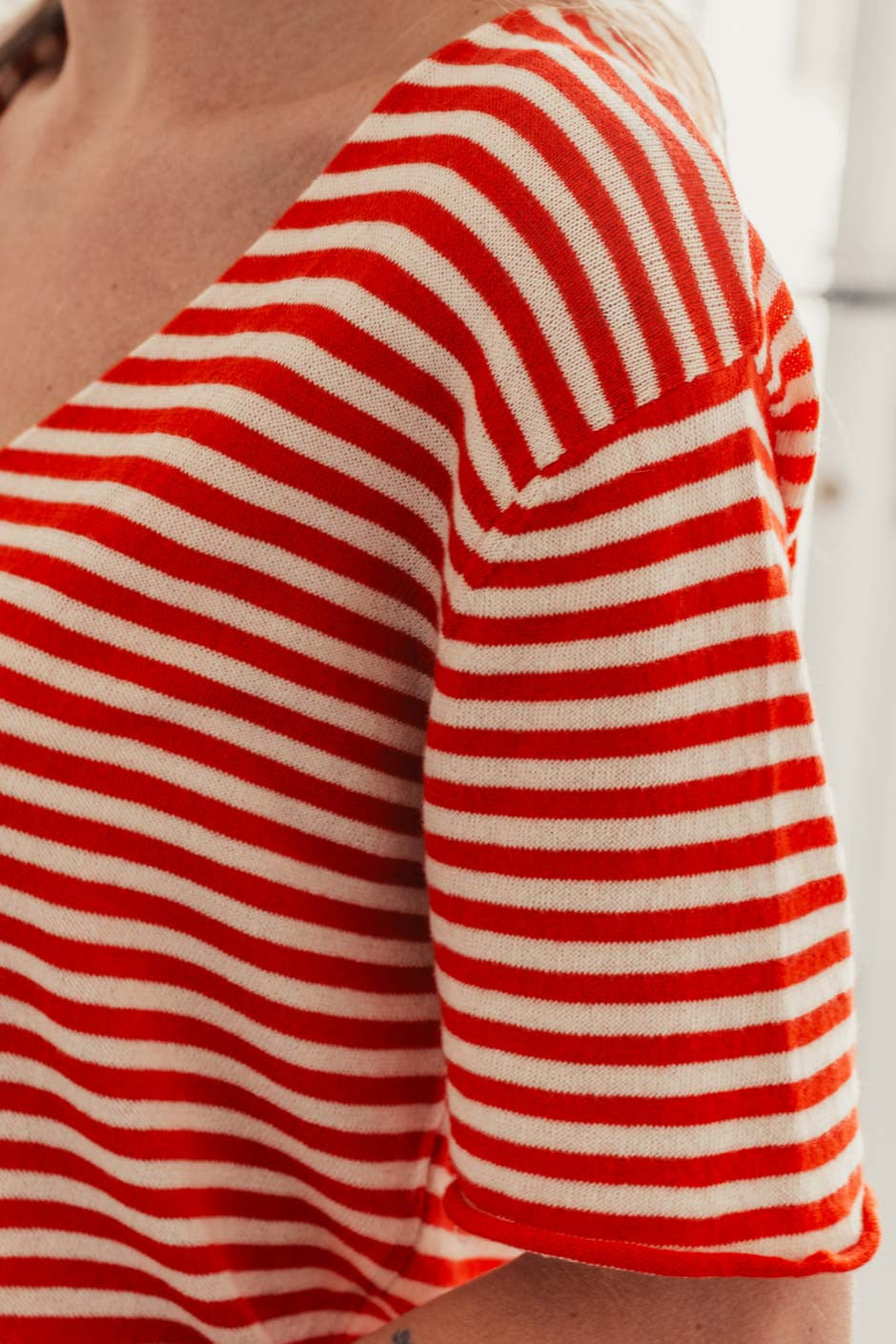 Top Banditas Herlin raye orange