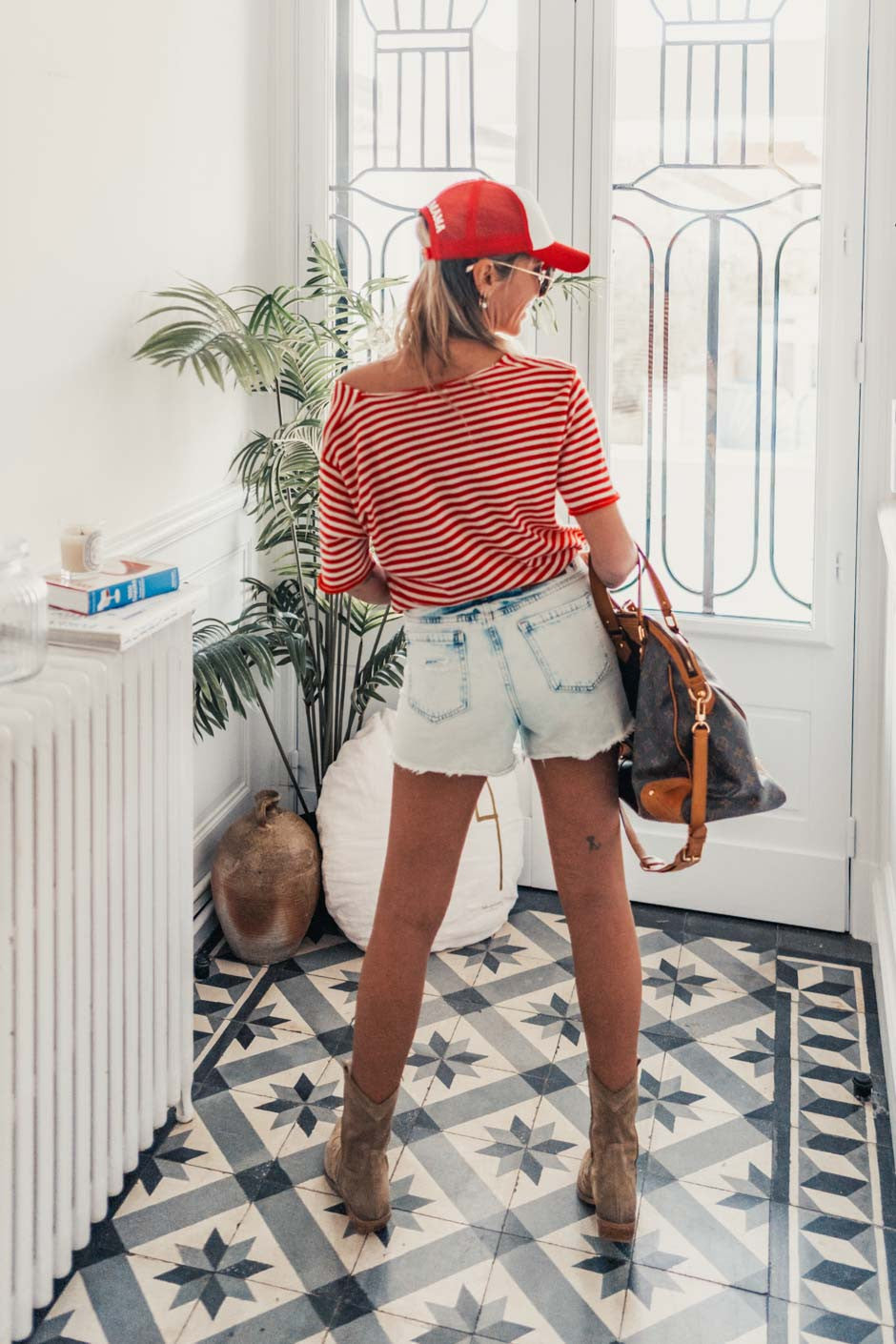 Top Banditas Herlin raye orange