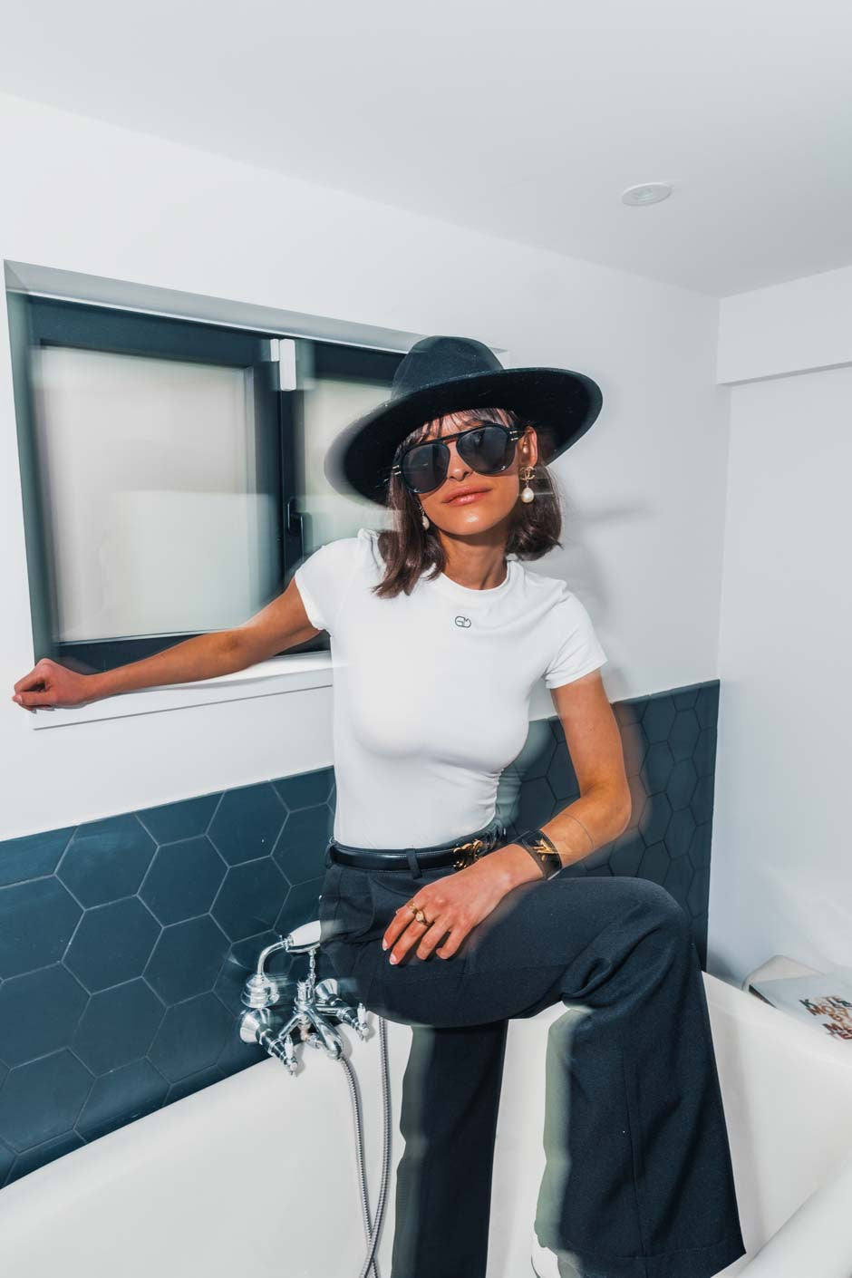 Top Grungemama Deep blanc