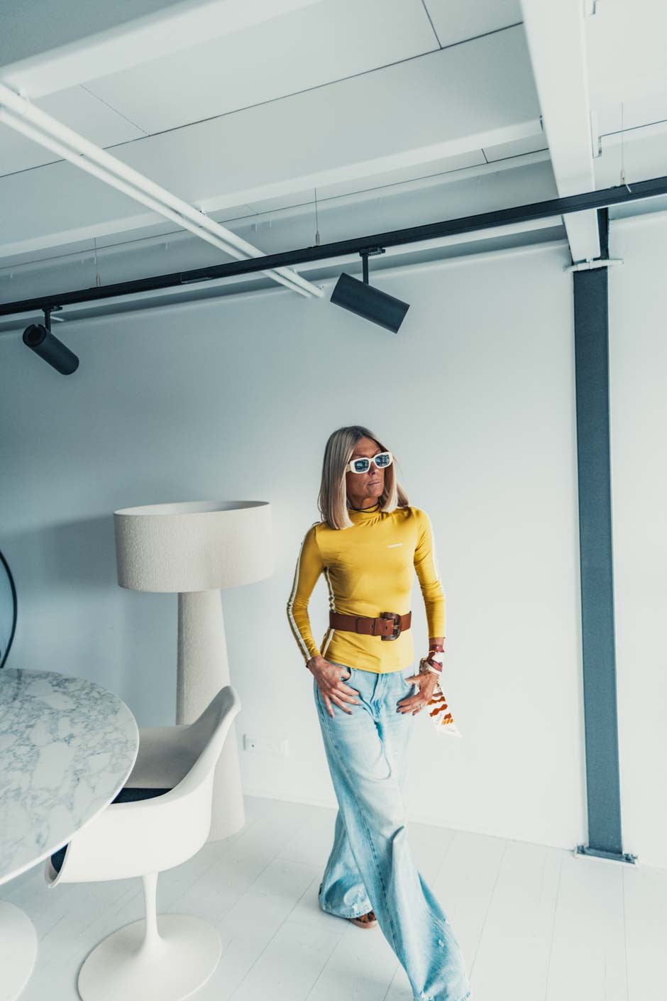 Top Grungemama Deepy moutarde