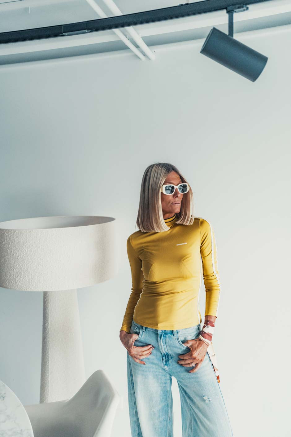 Top Grungemama Deepy moutarde