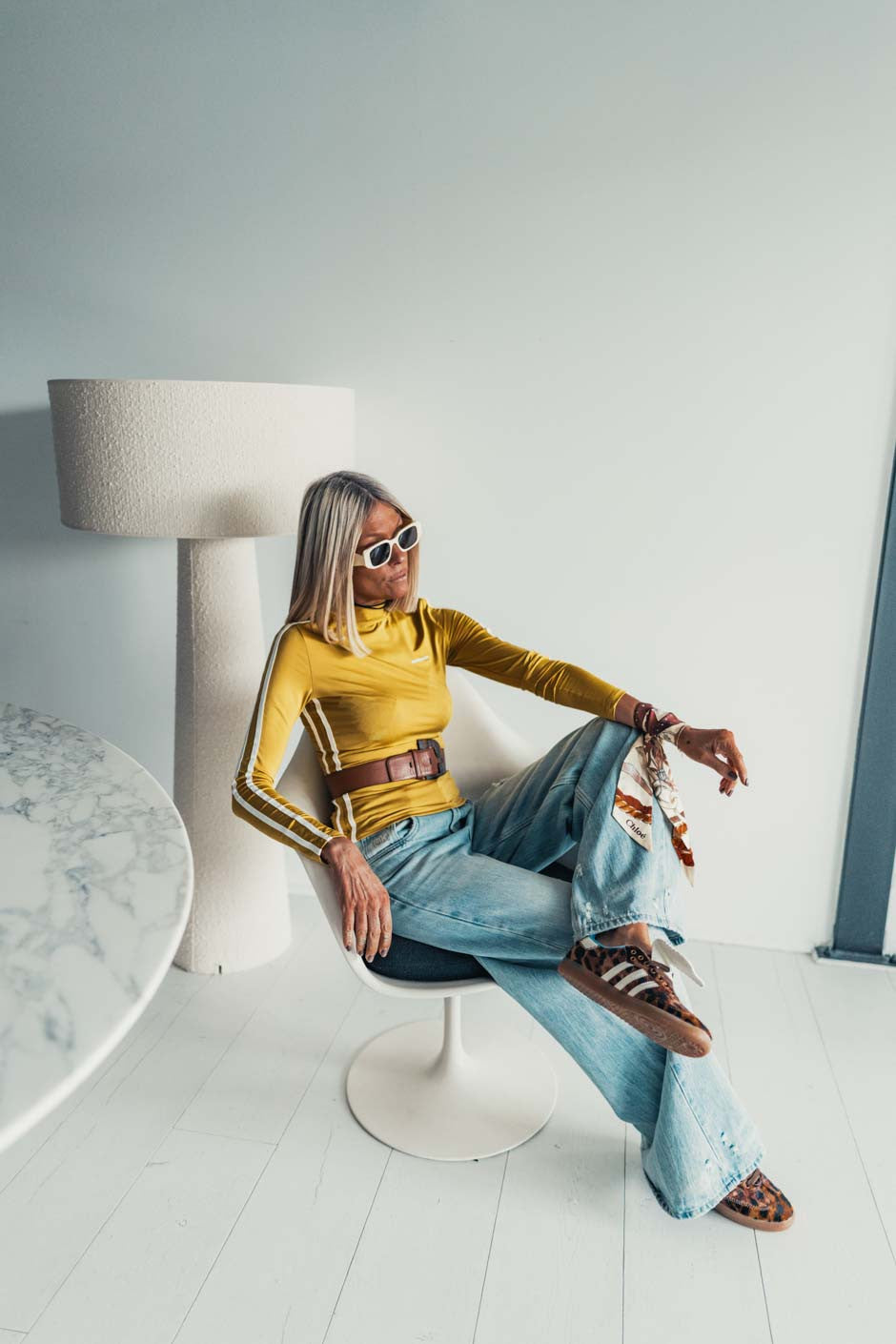 Top Grungemama Deepy moutarde