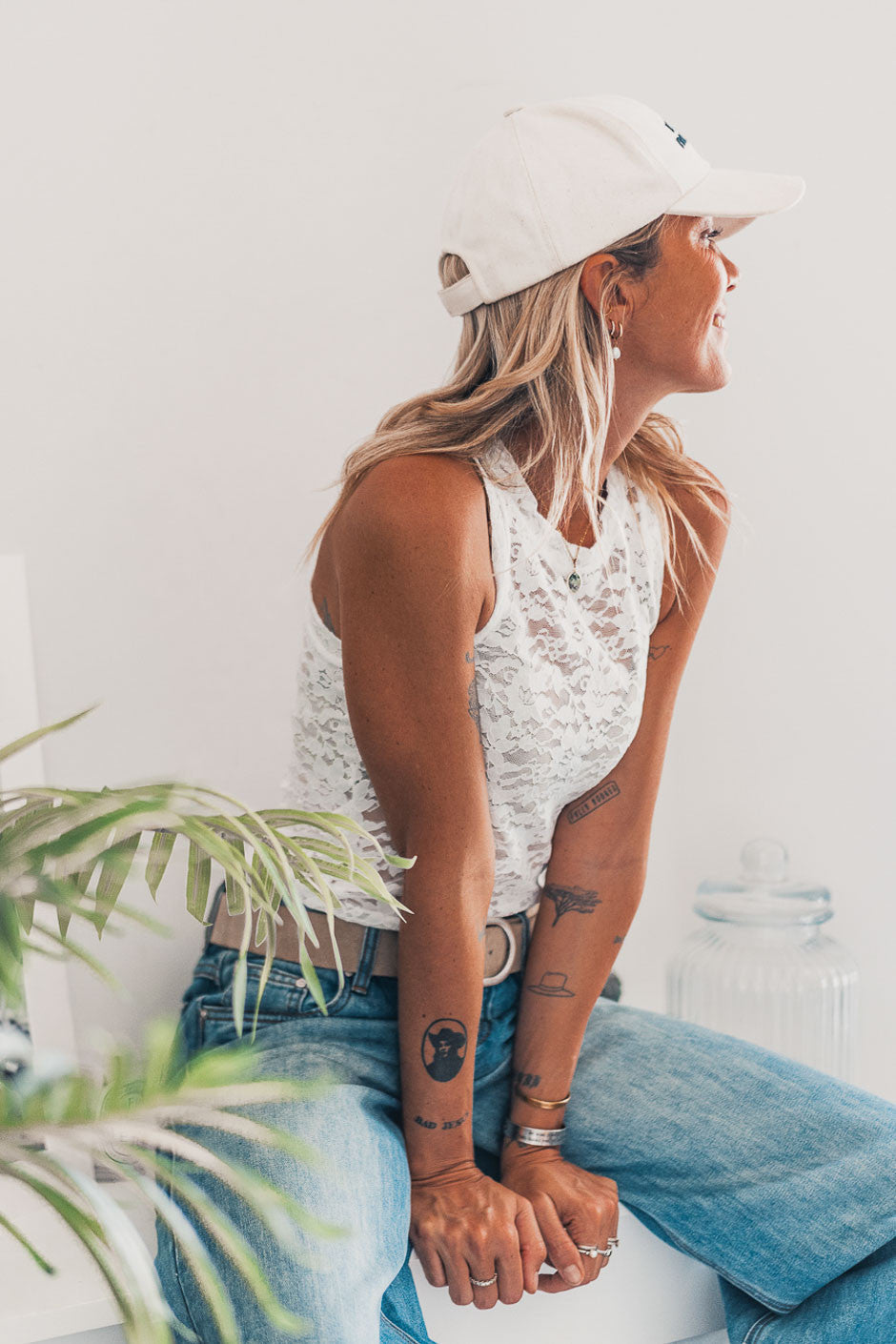 Top Grungemama Doyle blanc