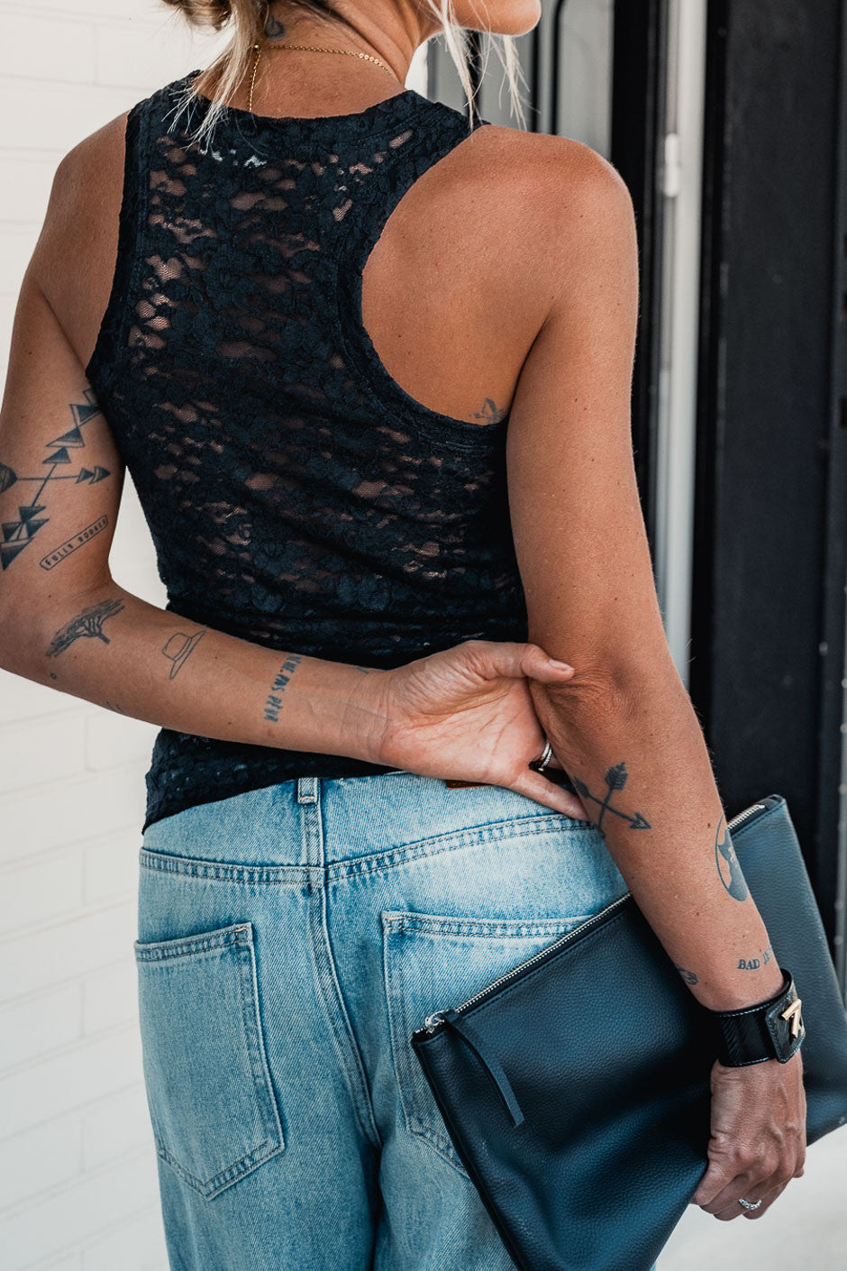 Top Grungemama Doyle noir