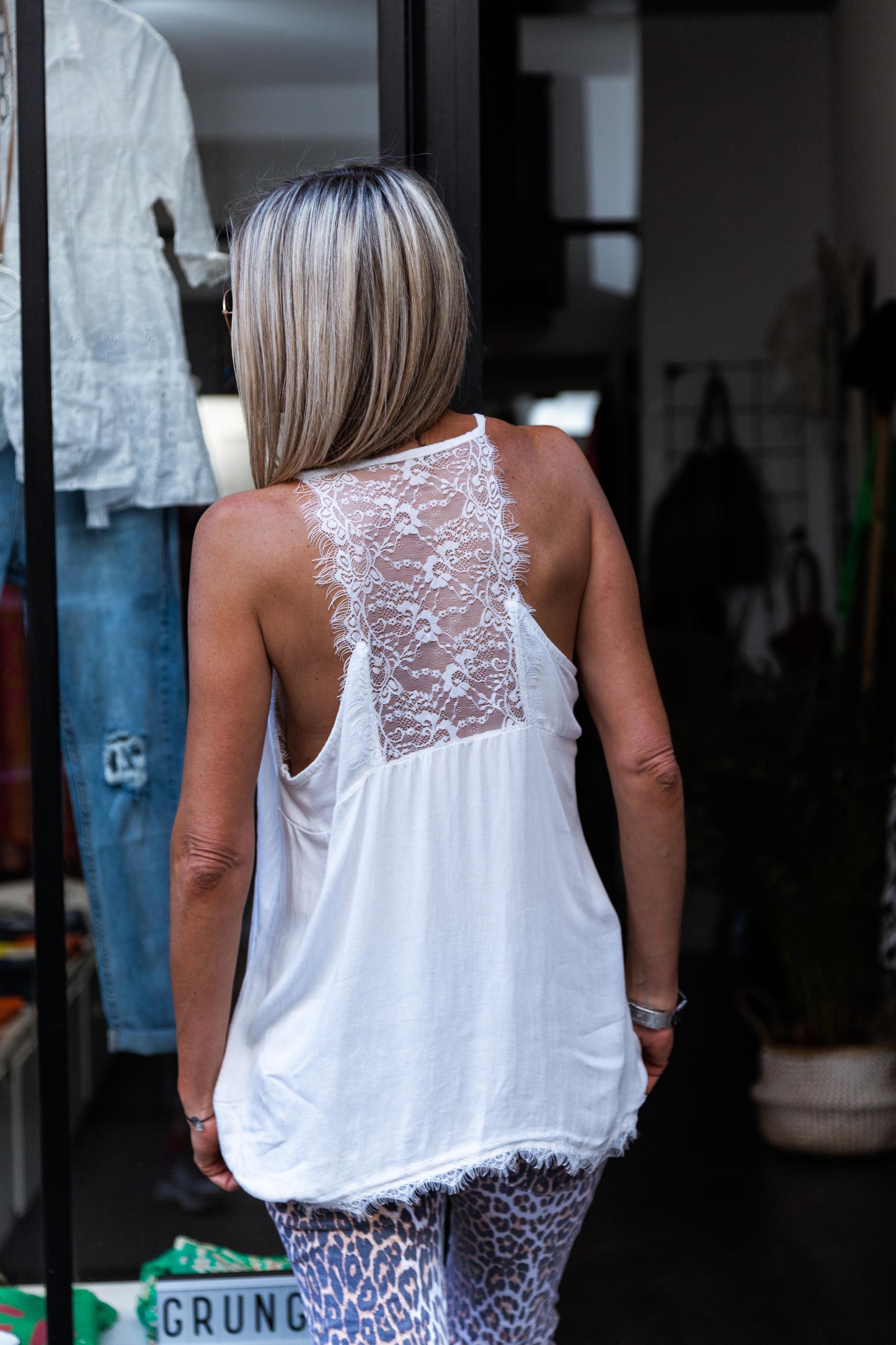 Top Grungemama Kate blanc