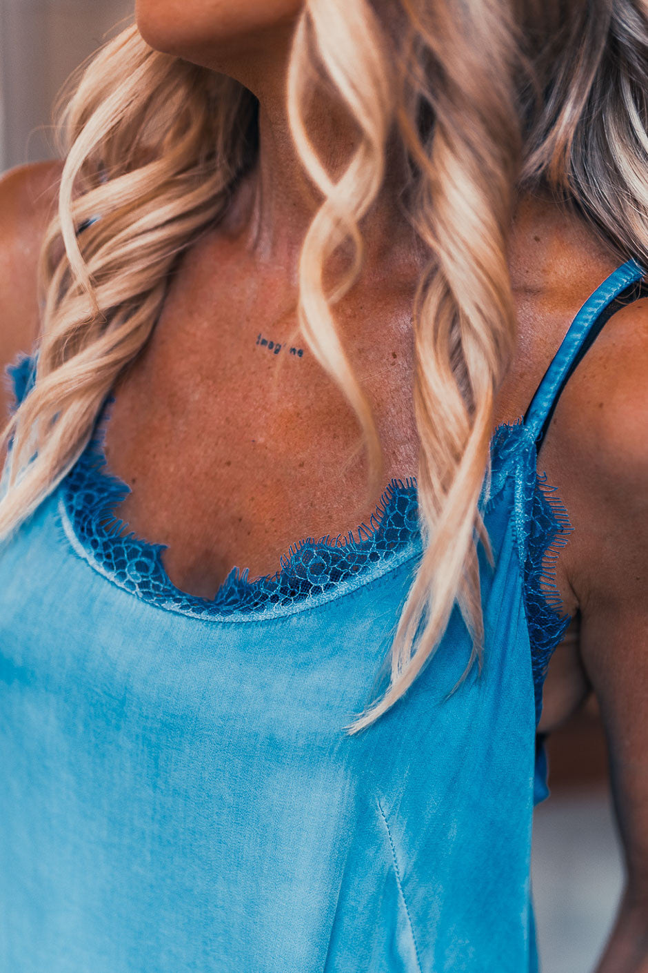 Top Grungemama Kate bleu