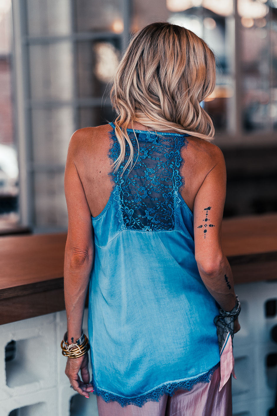 Top Grungemama Kate bleu