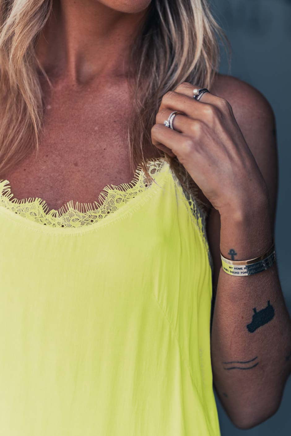 Top Grungemama Kate jaune