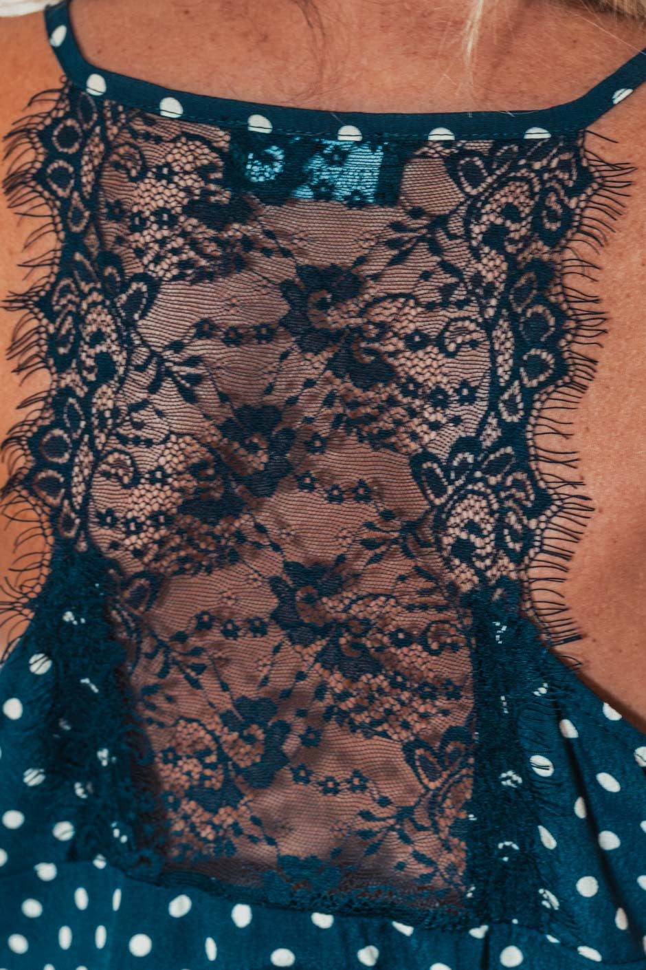 Top Grungemama Kate pois noir