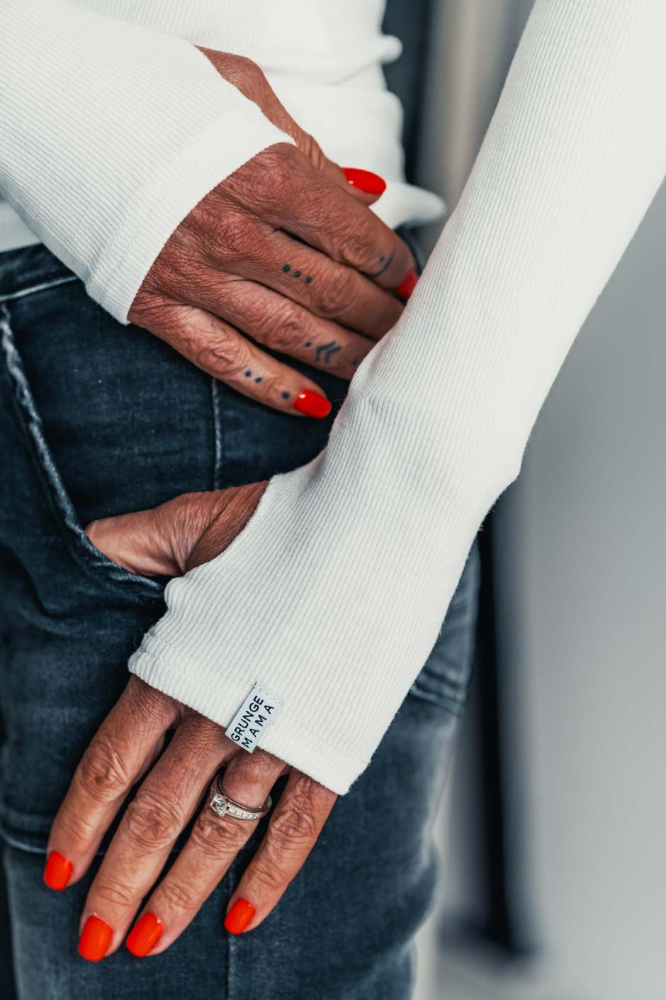 Top Grungemama new Shaï blanc