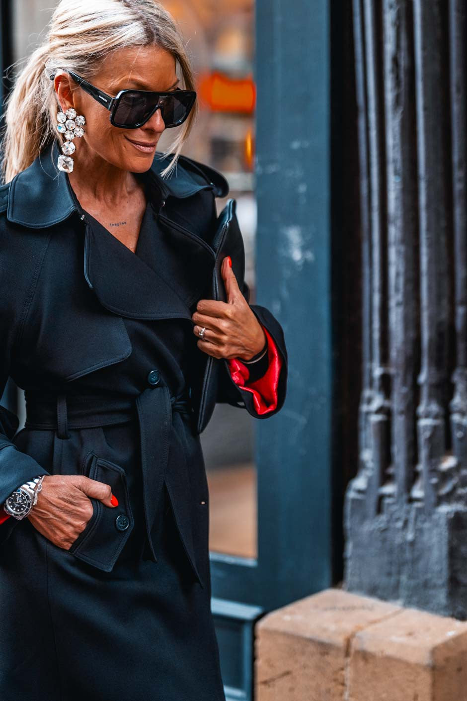 Trench Grungemama Mandy noir