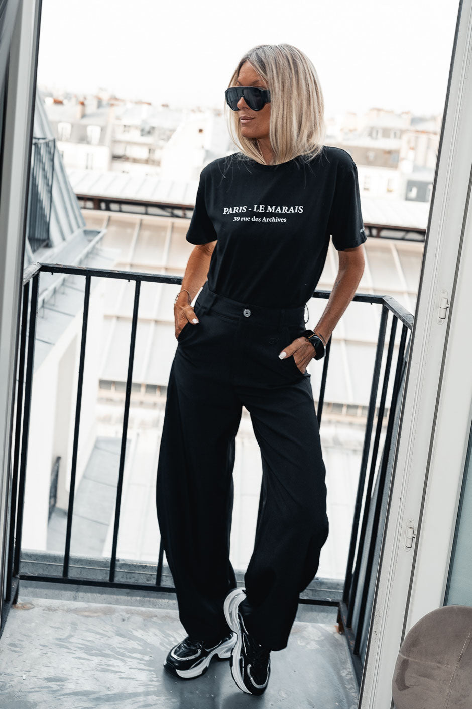 T-SHIRT LE MARAIS NOIR