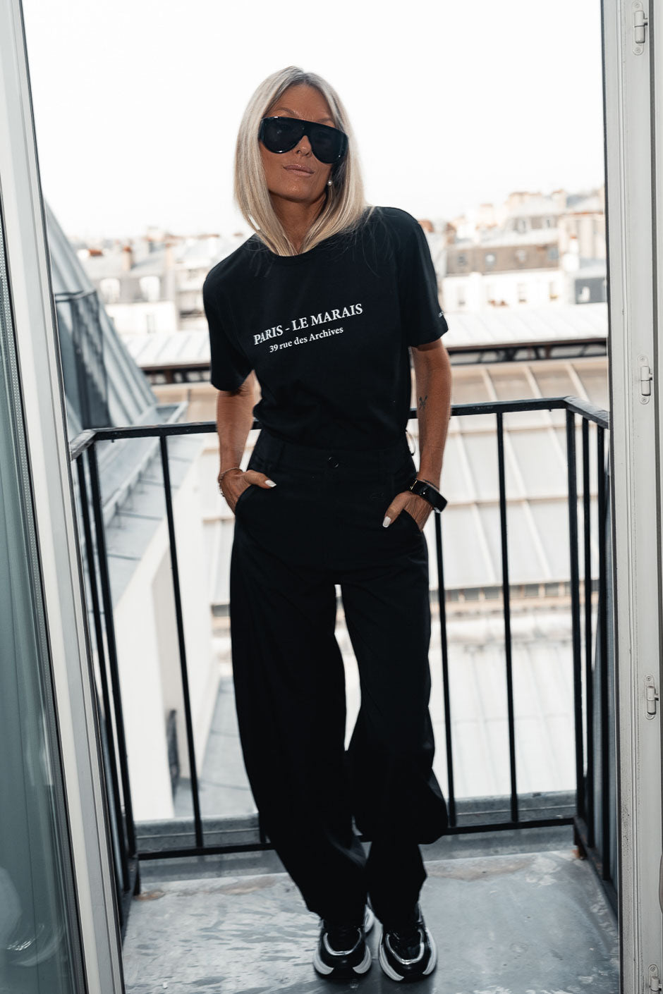 T-SHIRT LE MARAIS NOIR