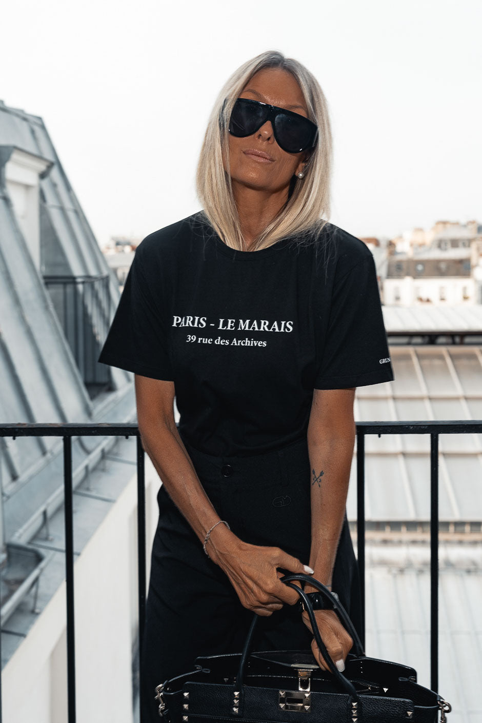 T-SHIRT LE MARAIS NOIR