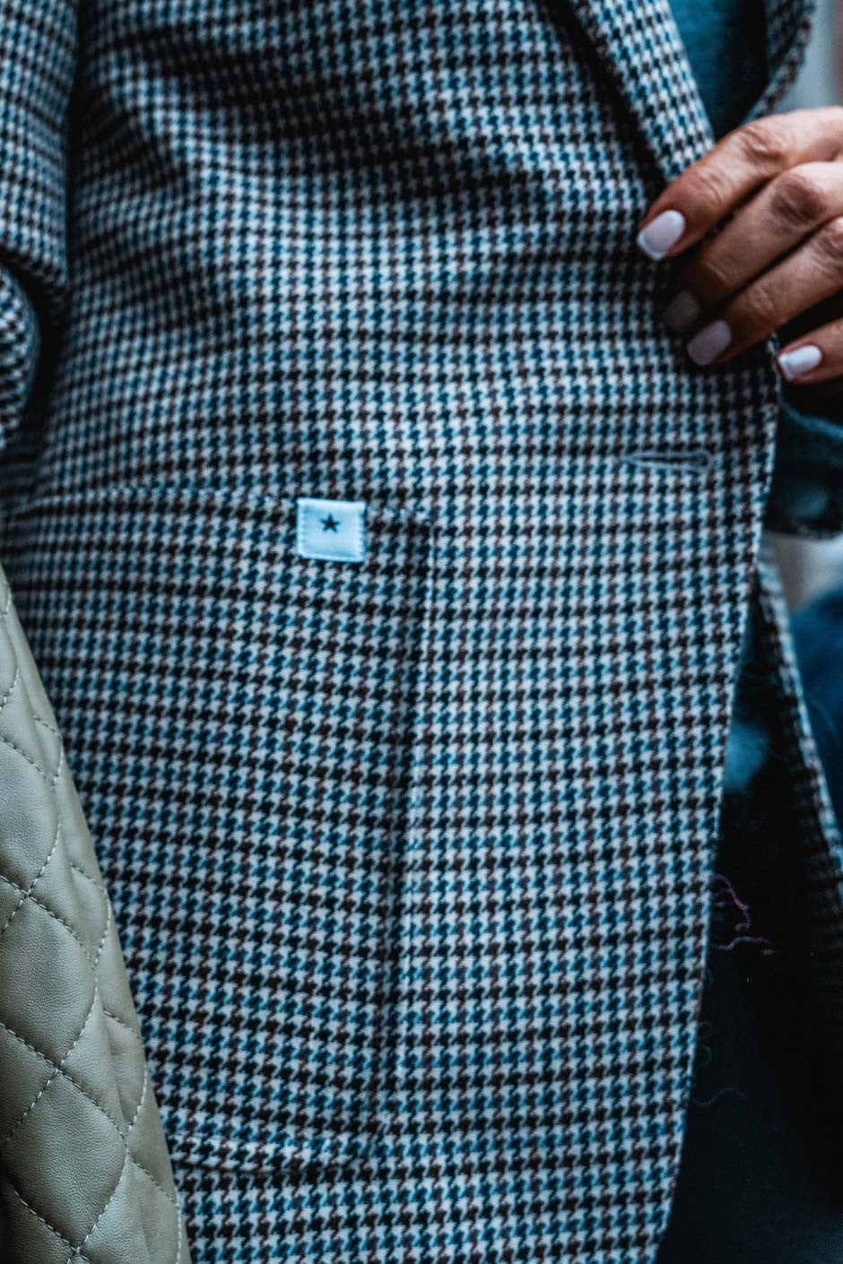 Veste Grungemama Alessio pied de poule